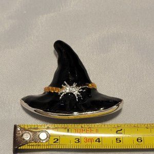 Napier halloween witch hat brooch pin